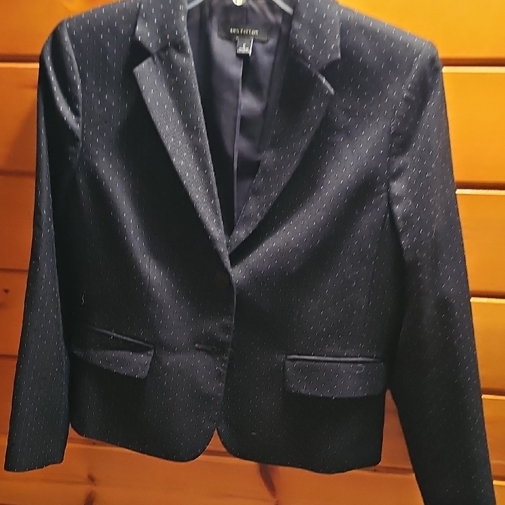 Ann Taylor Blue Blazer Modern Tailored Fit
